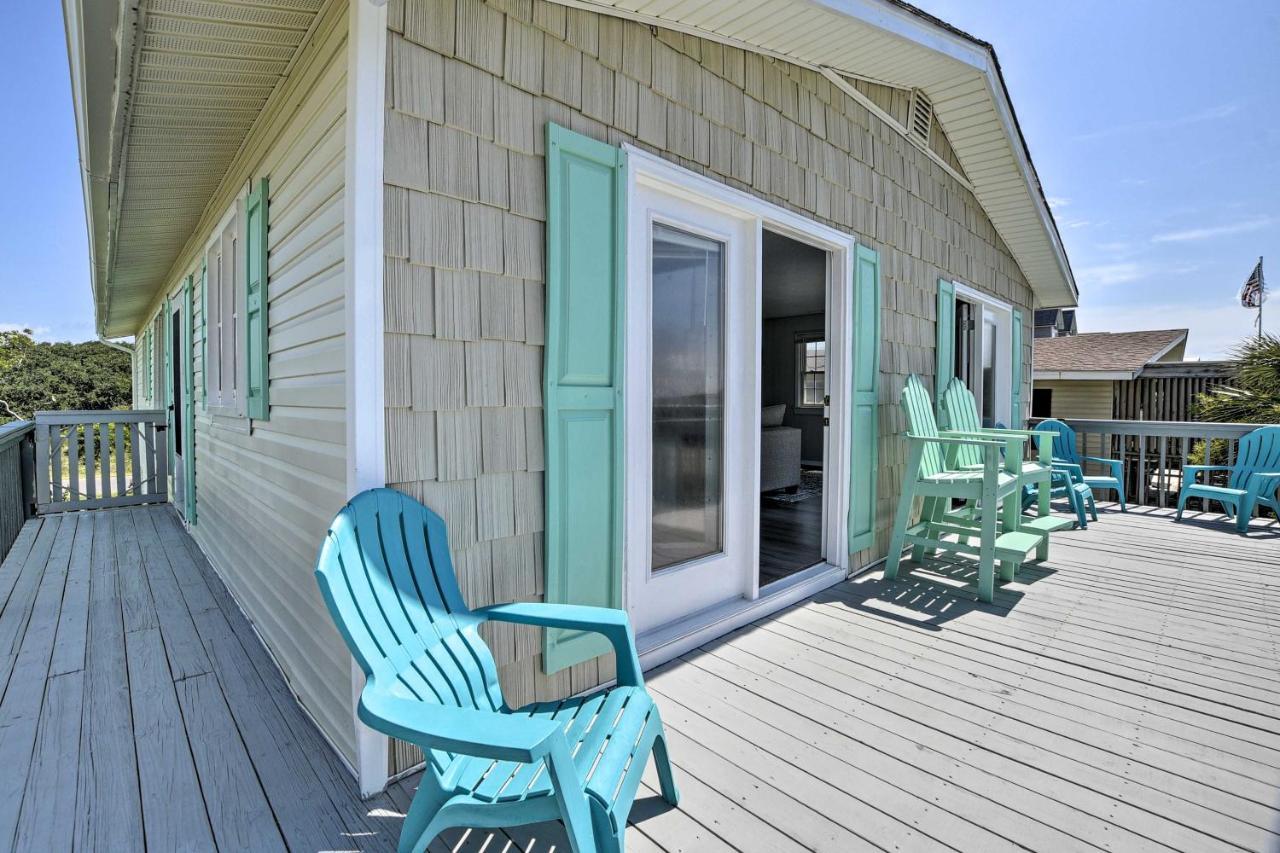 Oak Island Beach Abode With Deck Walk To Shore! Exteriér fotografie